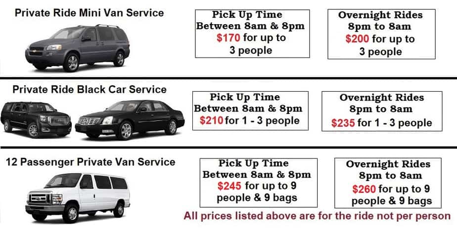 Private Ride Shuttle Service