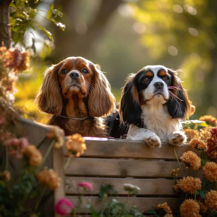 Cavalier King Charles Spaniel riding from Red Wing to MSP